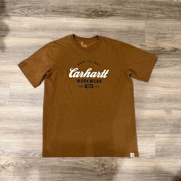 Carhartt Relaxed Fit Heavy Weight Short Sleeve Graphic T-shirt Large Tall Mens - Picture 2 of 7